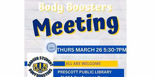 PTSA - Badger Student Body Boosters meeting
