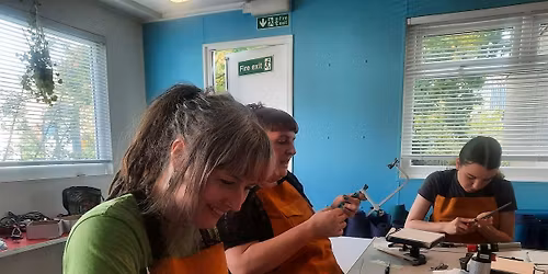 Silver Mushroom Pendant Necklace Workshop for Beginners