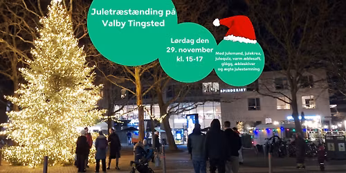 Juletr\u00e6st\u00e6nding p\u00e5 Valby Tingsted 