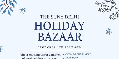 SUNY Delhi Holiday Bazaar
