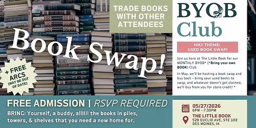 BYOB Club: Used Book Swap