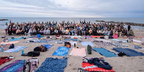 Full Moon Beach Yoga Milwaukee - Harvest Moon