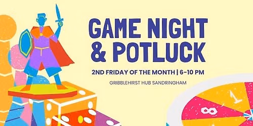 Game Night & Potluck at the Hub