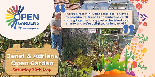 Open Gardens 2026 - Janet & Adrian - Milton
