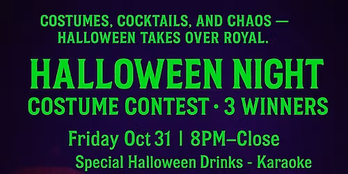 Halloween Party & Costume contest
