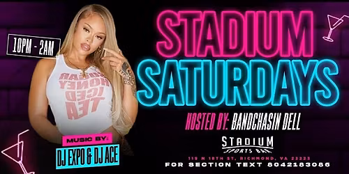 Stadium Saturdays at Stadium Bar & Lounge