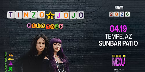 Tinzo + Jojo - PLUR Tour