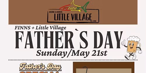 Martin Rodriguez for Father's Day at Little Village & FINNS in St Andrews