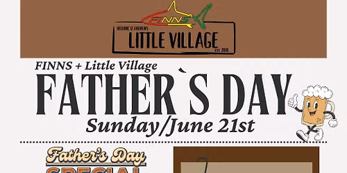 Martin Rodriguez for Father's Day at Little Village & FINNS in St Andrews