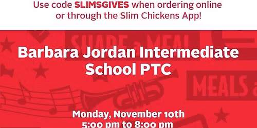 Slim Chickens Spirit Night