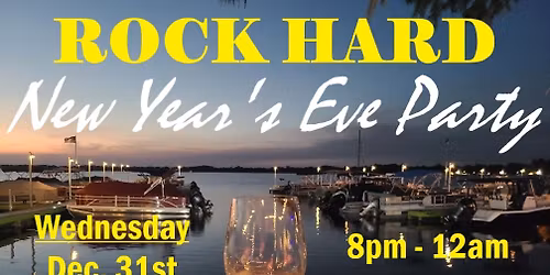 It's a ROCK\ud83c\udfb8HARD! NEW\ud83c\udf1fYEAR's EVE at WATERFRONT\ud83d\udc1fGRILL in EUSTIS - WED, DEC. 31st f\/ 8PM-12AM!