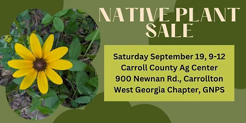 GNPS-West Chapter Fall Native Plant Sale