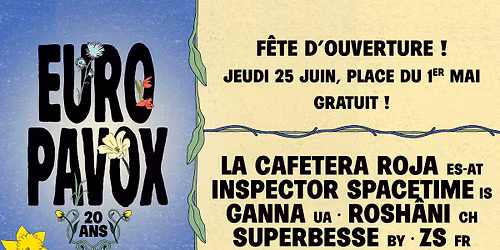 EUROPAVOX \u2022 F\u00caTE D'OUVERTURE (Gratuit)
