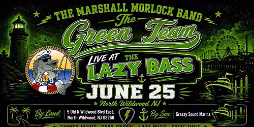 N. WILDWOOD, NJ! The Marshall Morlock Band @ The Lazy Bass (June 25)