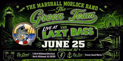 N. WILDWOOD, NJ! The Marshall Morlock Band @ The Lazy Bass (June 25)