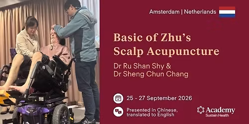 Basics of Zhu\u2019s Scalp Acupuncture | Amsterdam SEP 2026