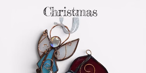 Christmas in July Stained Glass Ornament~!