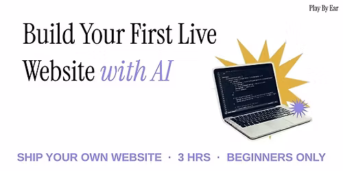Build Your First Live Website with AI