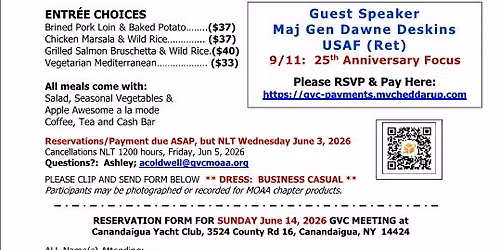GVC Chapter Dinner