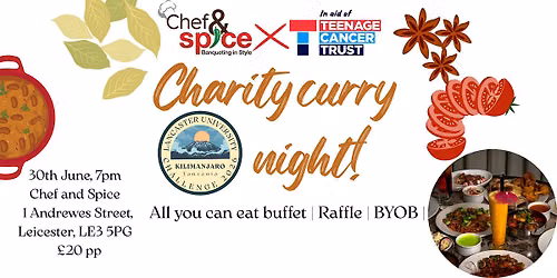 Charity Indian buffet at Chef and Spice