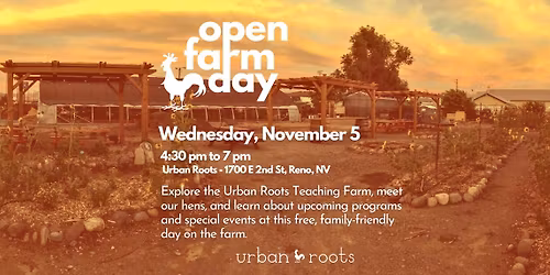 Open Farm Day (FREE) - Urban Roots