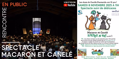 Spectacle Macaron et Canel\u00e9