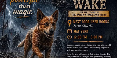 The Traveler\u2019s Wake book signing