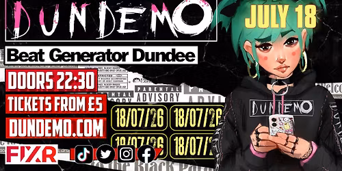 DUNDEMO (Scotland's Biggest Emo Pop Punk Night)