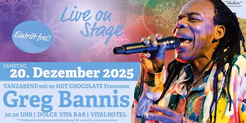 Tanzabend mit GREG BANNIS