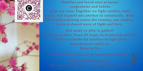 3rd Annual Wave of Light Remembrance Walk + Wave of Light at Home
