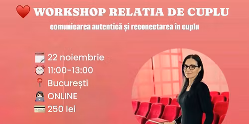 \u2764\ufe0f\u200d\ud83d\udd25 WORKSHOP \u2013 RELAT\u0326IA DE CUPLU