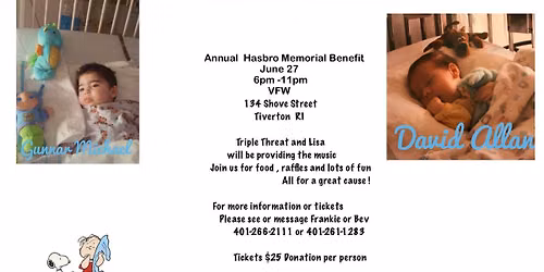 Hasbro Memorial Benefit