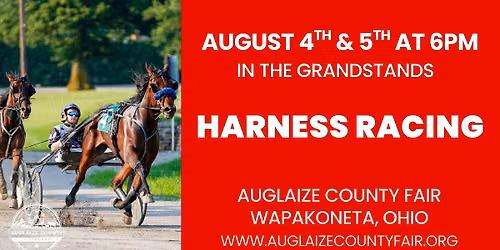 Harness Racing at the 2026 Auglaize County Fair