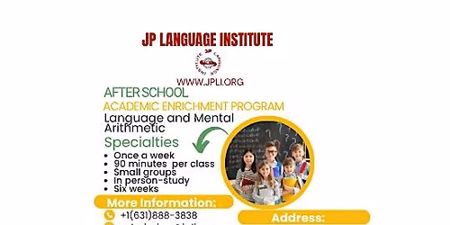 After School Academic Enrichment Program. Language and Math