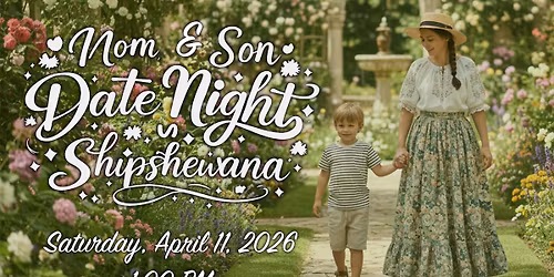 Mom and Son Date night in Shipshewana