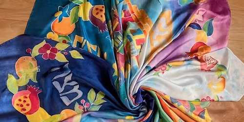 Silk Painting Workshop for Teens and Adults: Challah Cover!