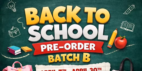 back to school pre order