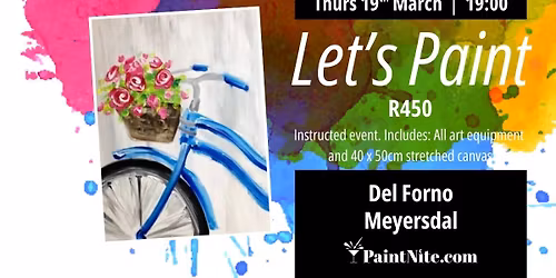 \ud83c\udfa8\ud83c\udf77 Paint Nite at Del Forno Meyersdal! \ud83c\udf77\ud83c\udfa8