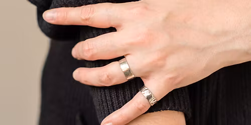 Hot Date Night: Metalsmith Sterling Rings from Scratch