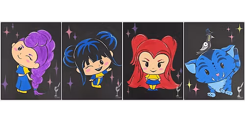 Chibi K-Pop Demon Hunters - Paint and Sip in New Braunfels | Classpop!\u2122
