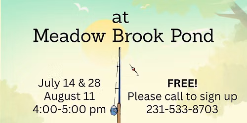 Senior Fishing at Meadow Brook Pond