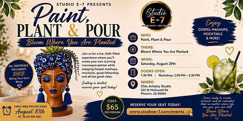 Paint, Plant & Pour 8.29.26