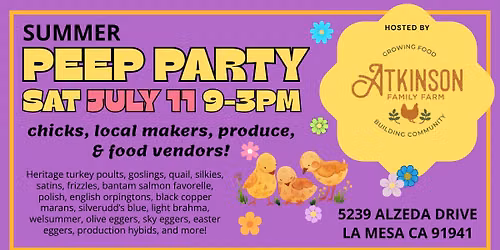 Summer PEEP Party