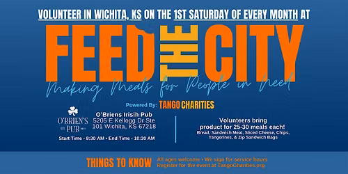 Feed The City Wichita: Making Meals for People In Need