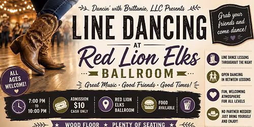 Red Lion Elks All Ages Line Dance