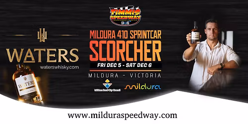 Waters Whisky Mildura 410 Sprintcar Scorcher Night 2