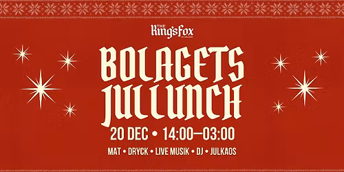 BOLAGETS JULLUNCH\ud83c\udf84