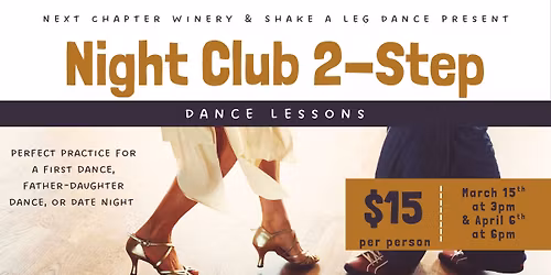 Night Club 2-Step Dance Lessons!