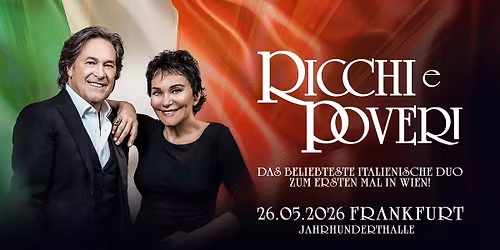RICCHI E POVERI \u2013 live in Frankfurt!