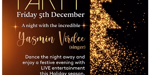 Christmas Party Night with a live singer and fork buffet supper
